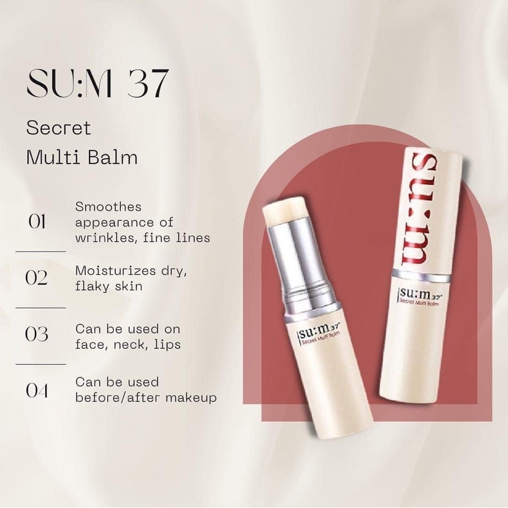 SU:M37 Secret Multi Balm 7g Anti Wrinkle Smooth K-Beauty